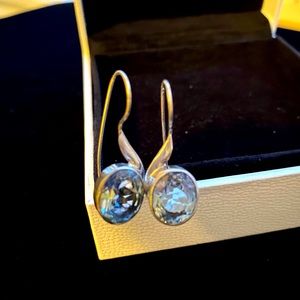 Sterling silver drop earrings